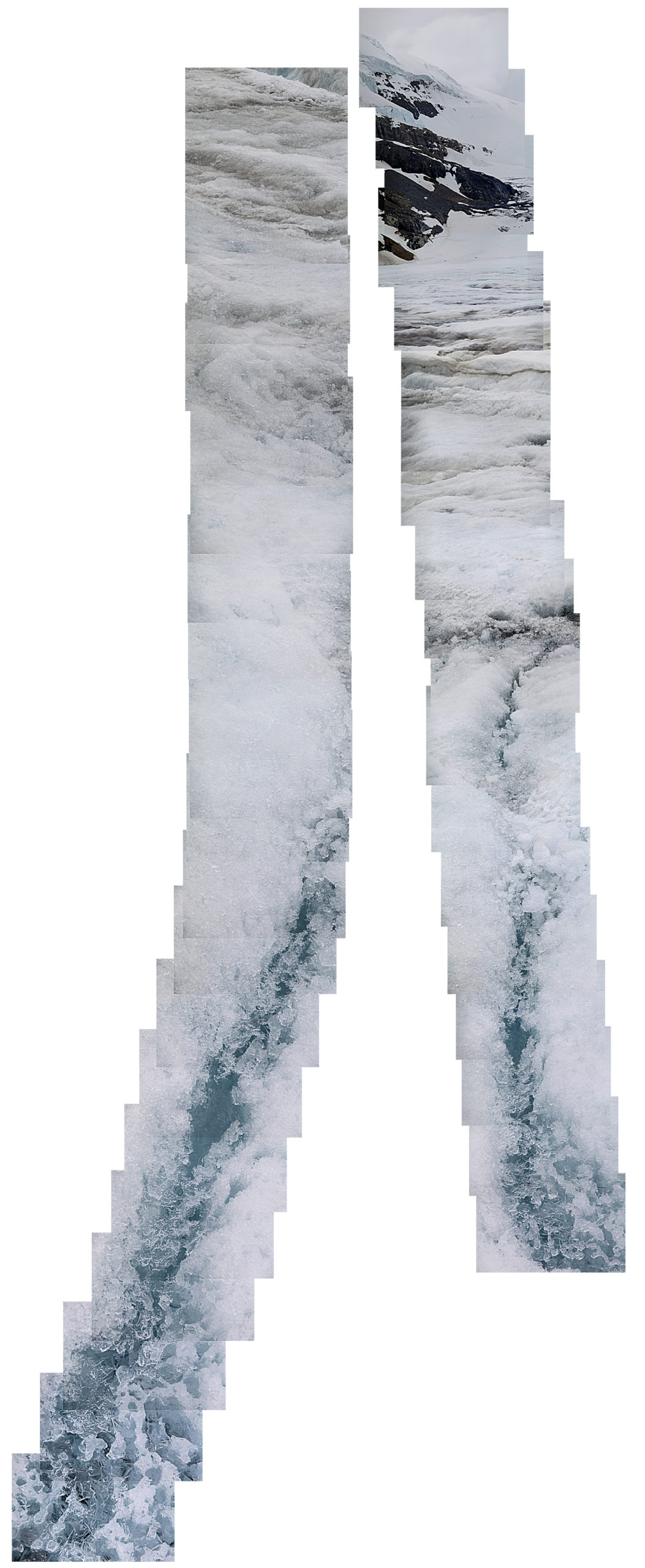 Clombia Icefield samengestelde print